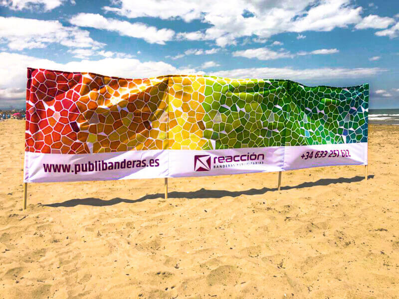 Paravientos personalizados