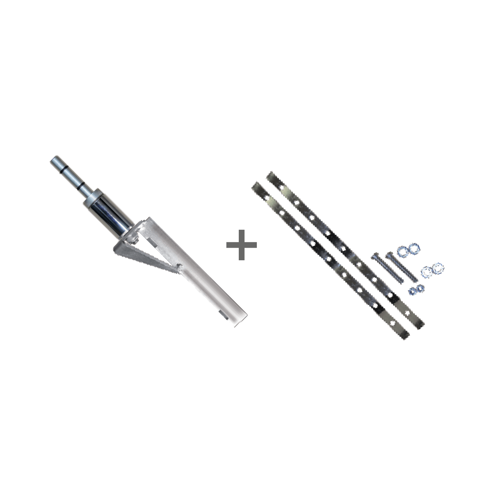 Soporte para postes con rotador de acero (incluye bridas de
                        montaje)