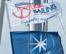 Banderas de yate con estampado