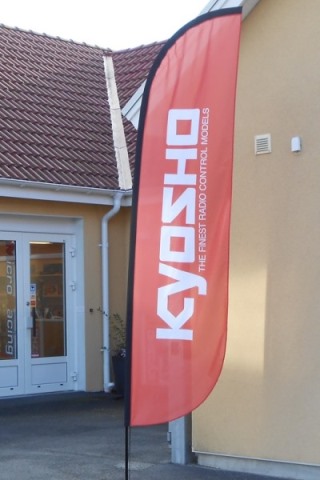 Bandera publicitaria personalizada fabricada en España