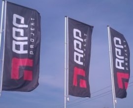 banderas con estampado