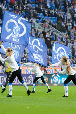 Banderas deportivas con palos de madera para aguantar en mano