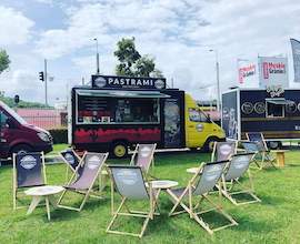 Tumbonas publicitarias foodtruck