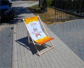 Tumbona personalizada gráfico robot