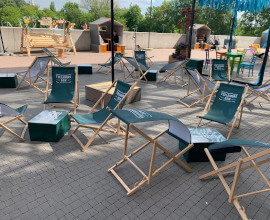 Tumbona publicitaria Tulamore