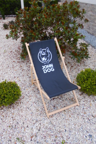 Logotipo impreso en tumbona personalizada