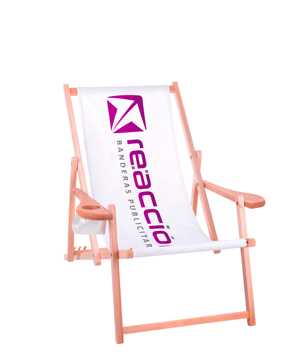 Tumbona estándar personalizada de madera